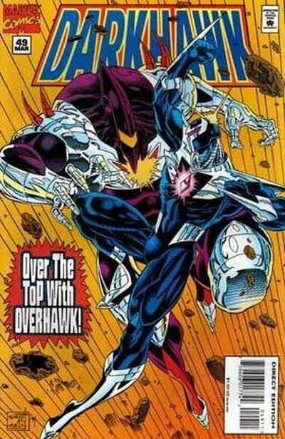 Darkhawk #49 VF; Marvel | Penultimate Issue Overhawk - w/Bag+Board