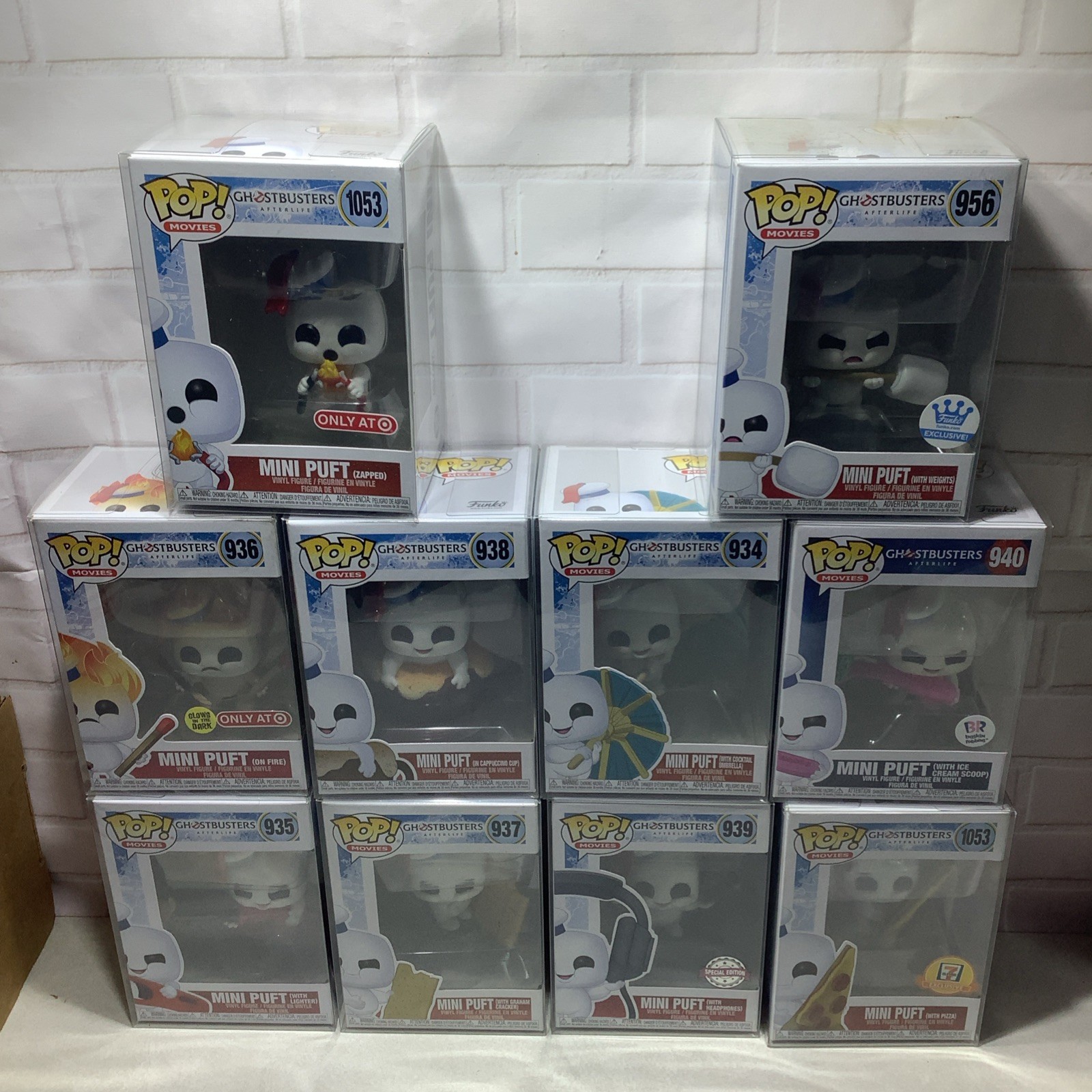 Funko Pop Ghostbusters Afterlife Mini Puft Lot of 10