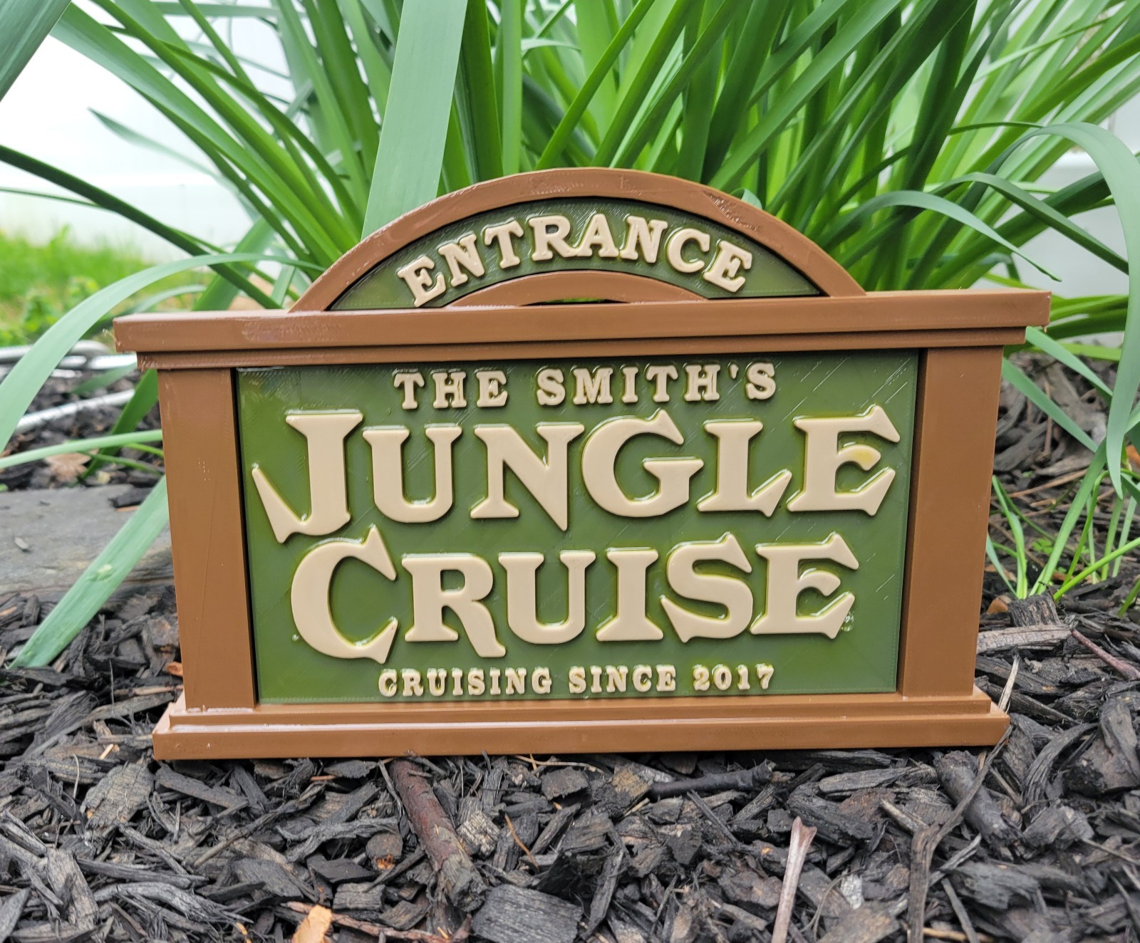 9 x 6 inch Personalized Disney Jungle Cruise Entrance Sign Plaque