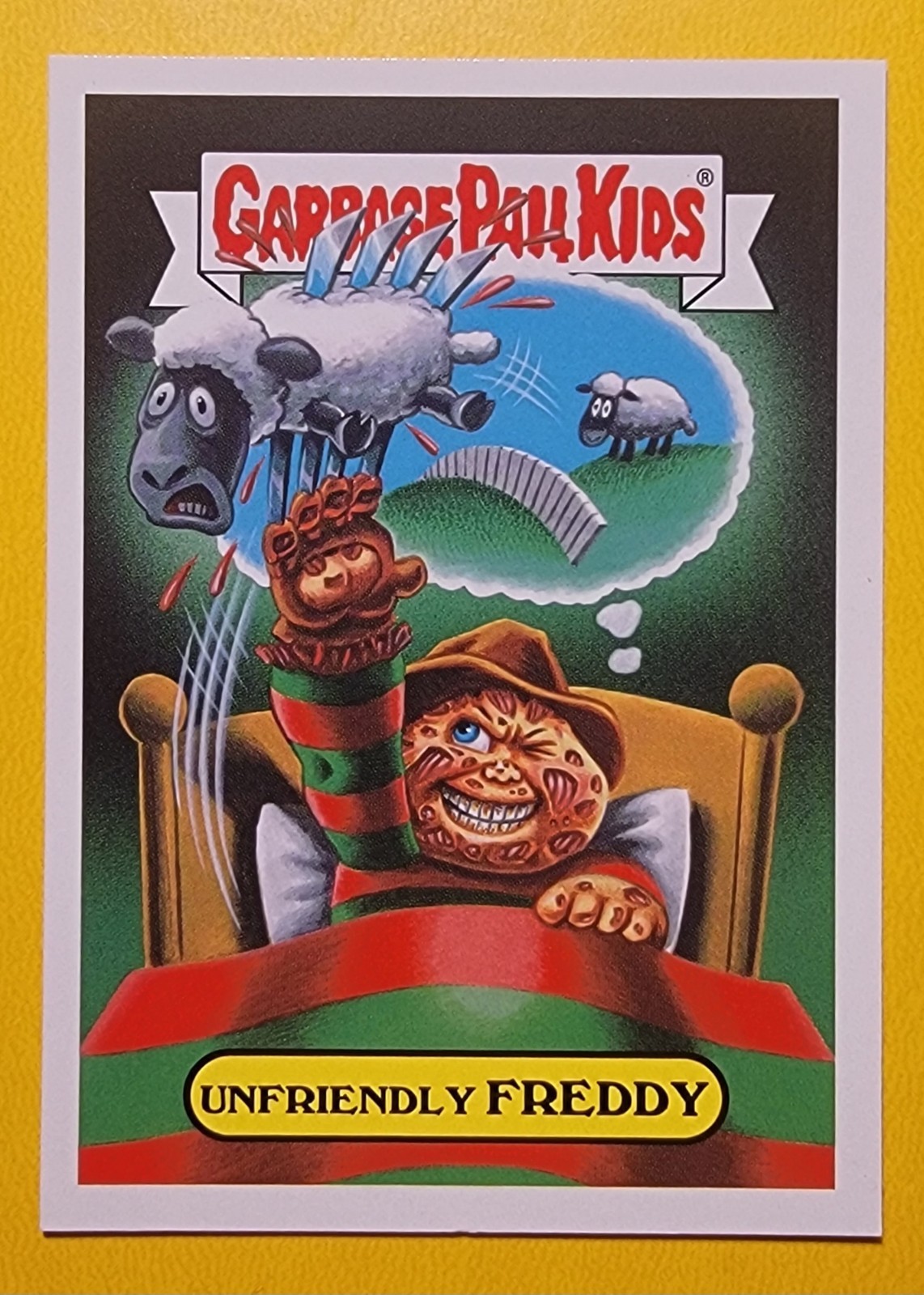 2018 Topps Garbage Pail Kids Unfriendly Freddy 5b 80\'s Horror Halloween Kreuger 2018 Topps Garbage Pail Kids Unfriendly Freddy 5b 80\'s Horror Halloween Kreuger