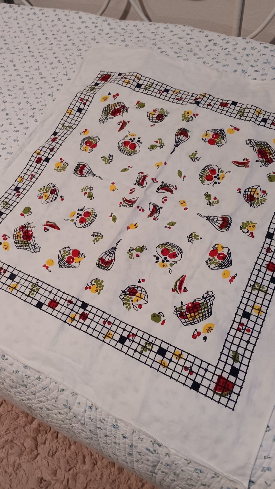 Vintage Startex SC Kitchen Towel Fruit Design