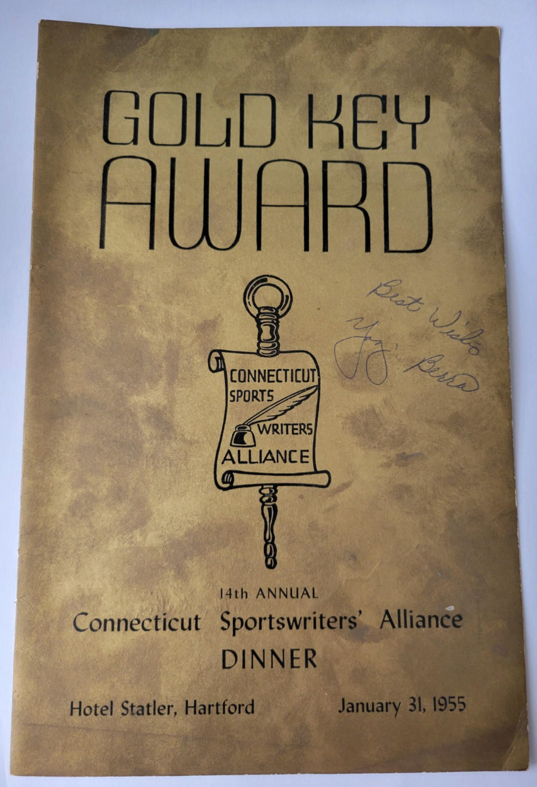 Vintage 1955 Yogi Berra, Boxer Redtop Davis & Olympics Lindy Remingo AutographS 