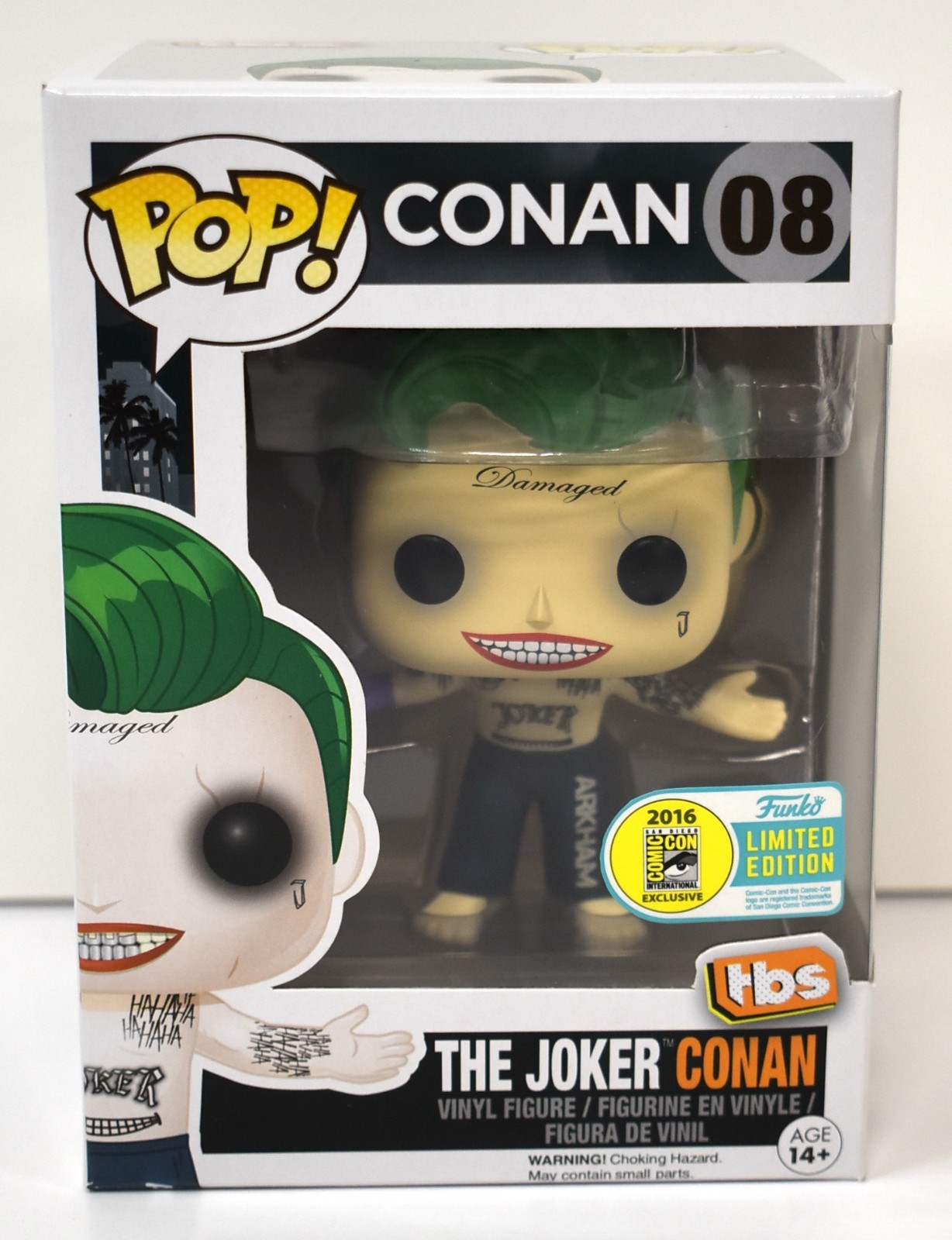 Funko Pop Conan TBS The Joker Conan #08 2016 Comic Con Exclusive NIB