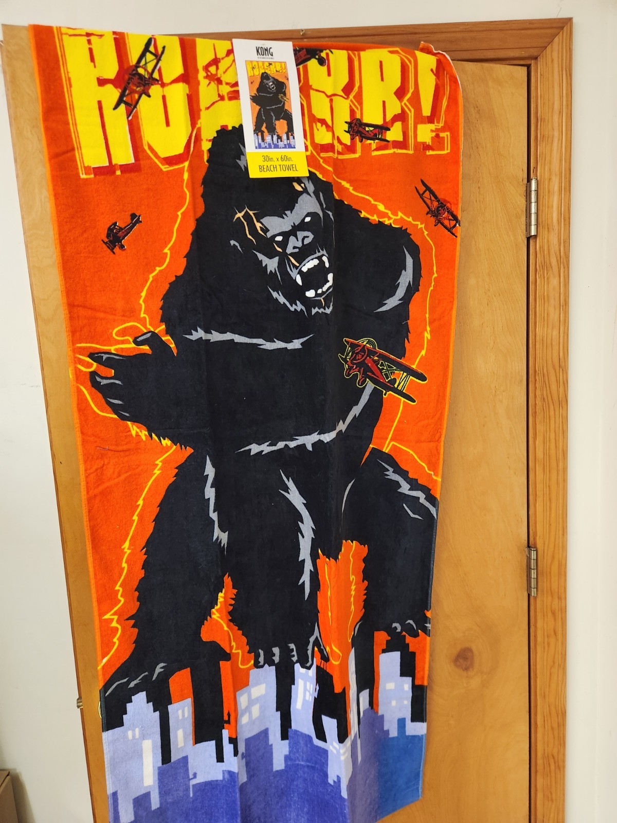 NWT VTG 2005 KING KONG Beach Towel Marvel Comics By Jay Franko