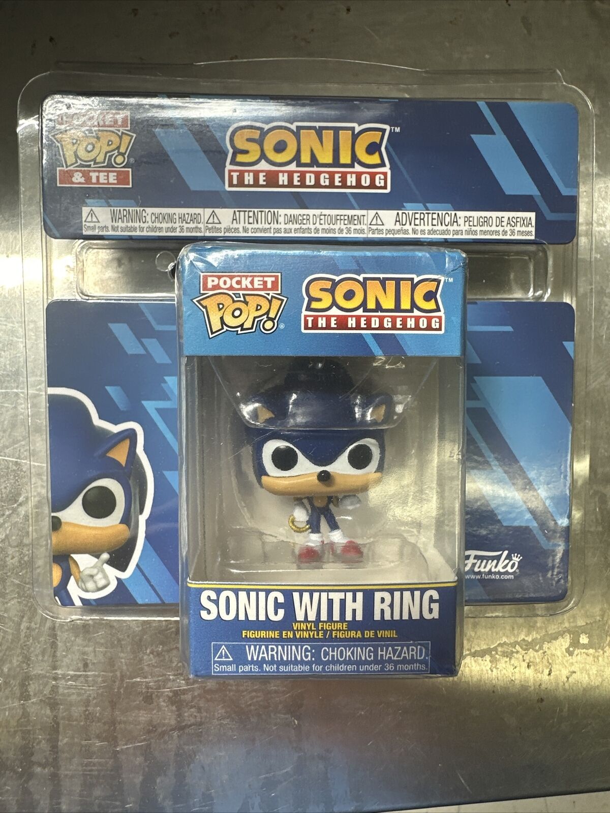 Pocket Pop And Tee Sonic The Hedgehog Sonic With Ring Brand New And Sealed