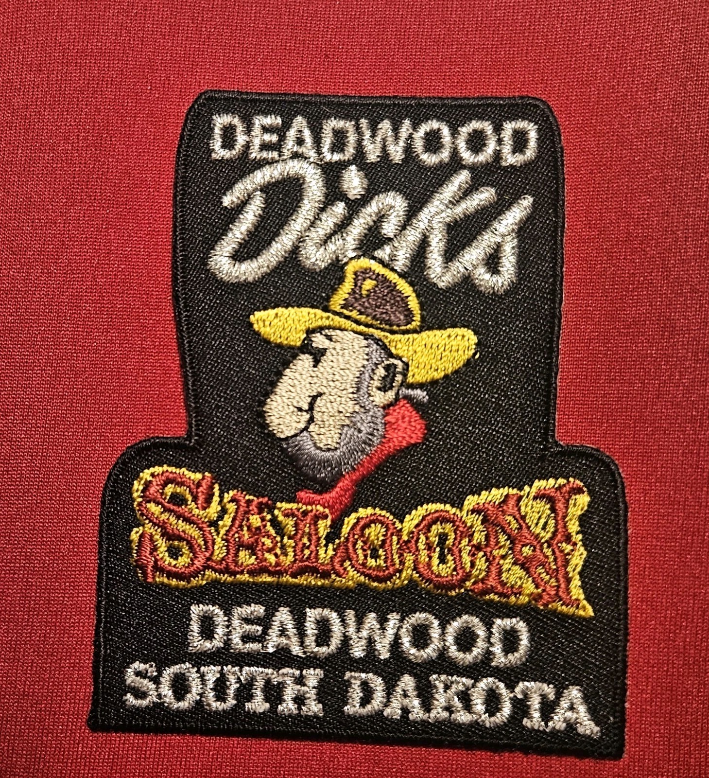 DEADWOOD DICK SALOON EMBROIDERED PATCH