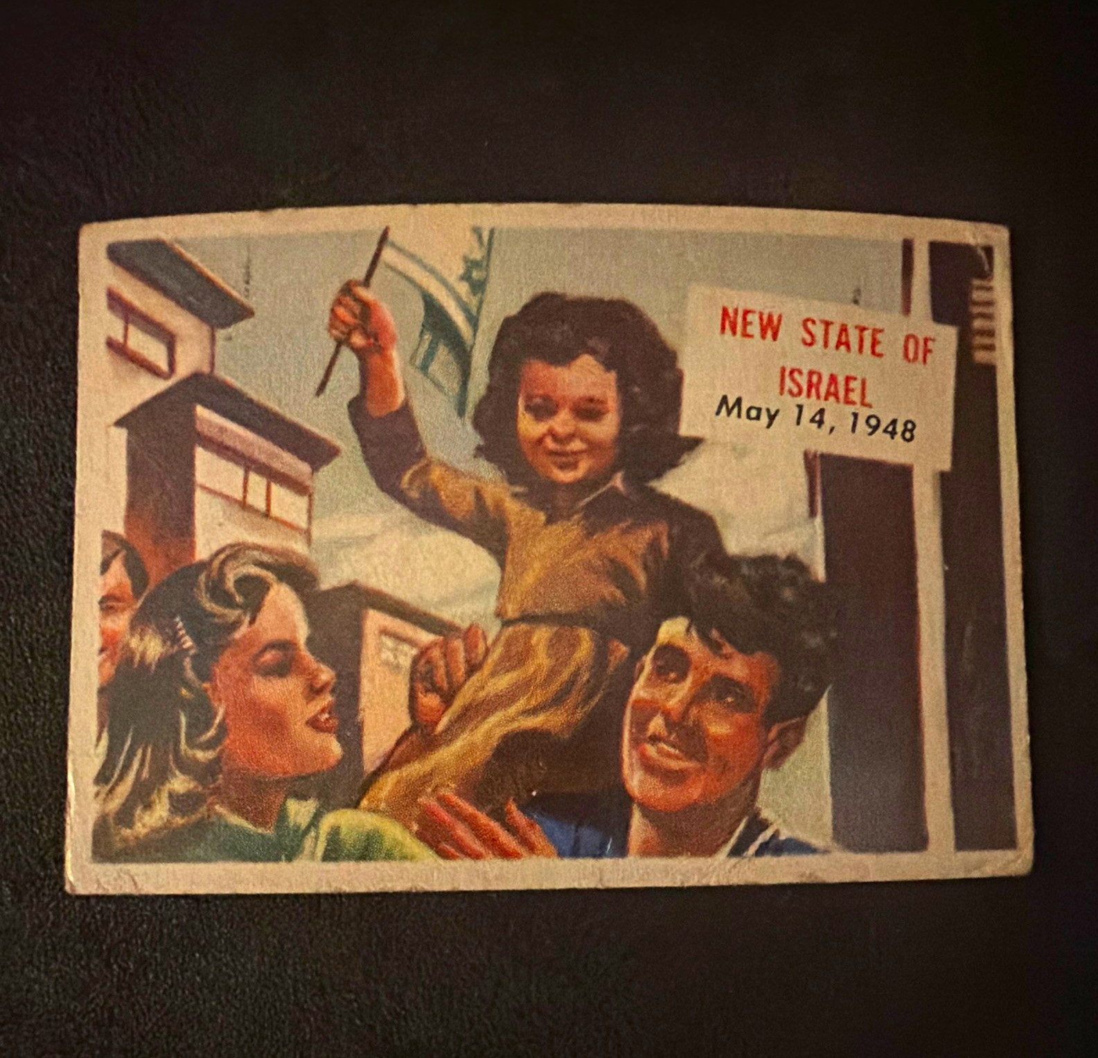 VTG CTC The Grand Rapids Press Extra 1948 Non-Sport Card #125 Israel Proclaimed