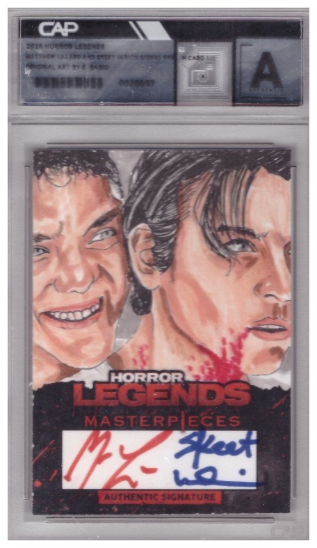 Horror Legends Masterpieces Sketch Card Matthew Lillard & Skeet Ulrich signed