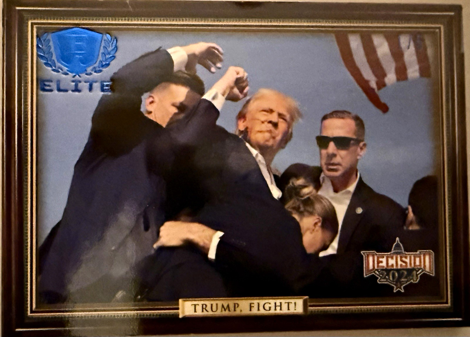 Decision 2024 Elite TRUMP, FIGHT E11 Donald Trump Serial Numbered 1/5