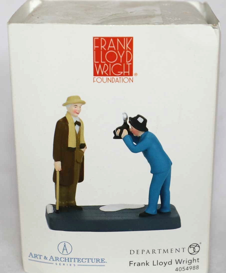 DEPT 56 FRANK LLOYD WRIGHT 4054988 ART & ARCHITECTURE VILLAGE CHRISTMAS