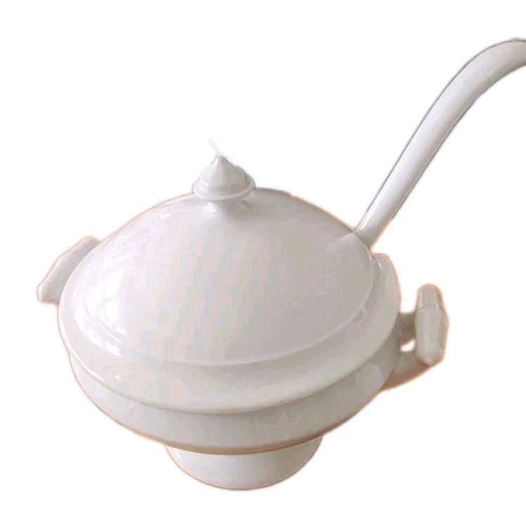 Antique J & G Meakin Ironstone China Covered  Tureen& Laddle 12