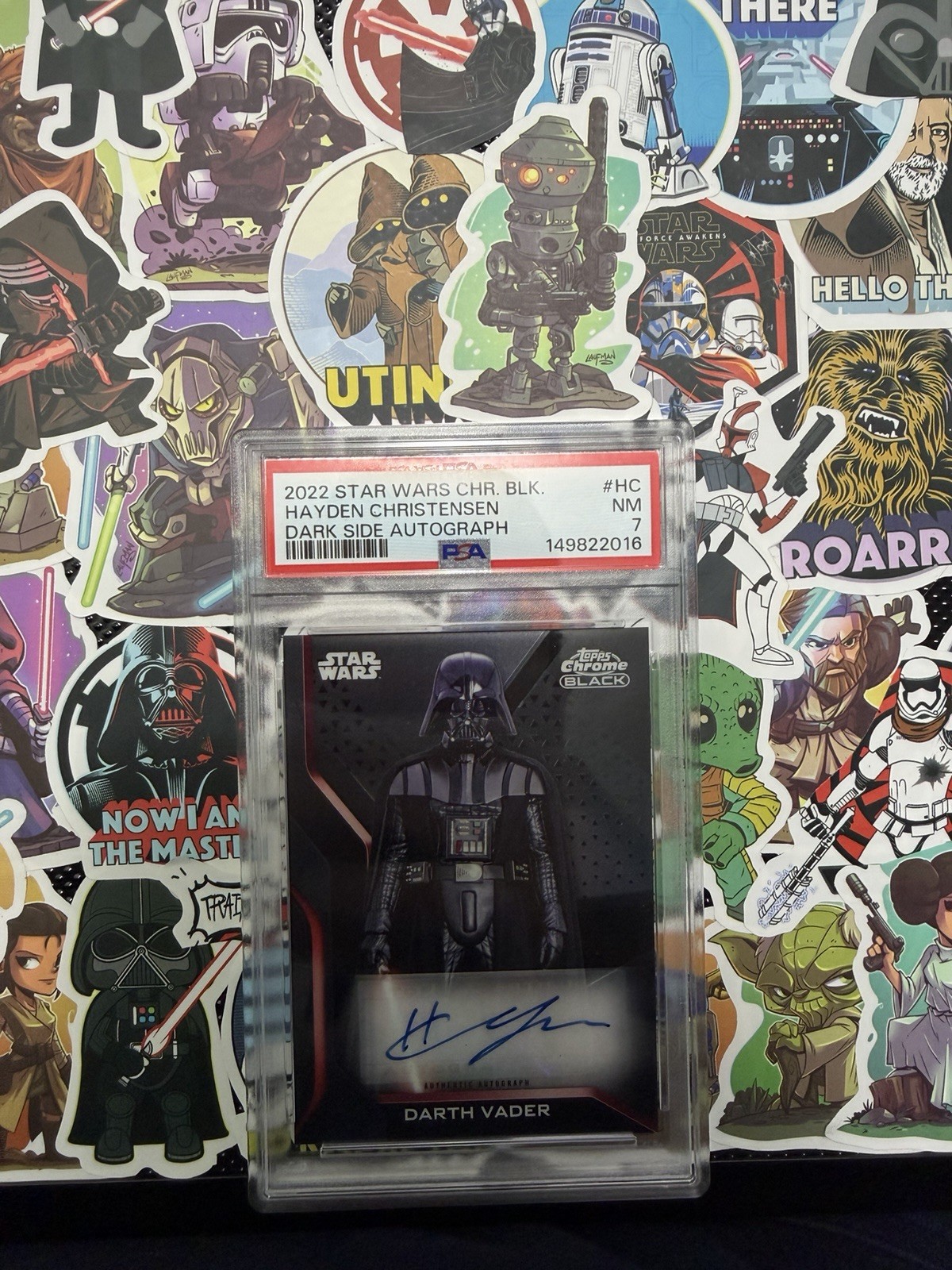 Hayden Christensen As Darth Vader - 2022 Topps Chrome Black Star Wars #Ds-Hc Hayden Christensen As Darth Vader - 2022 Topps Chrome Black Star Wars #Ds-Hc