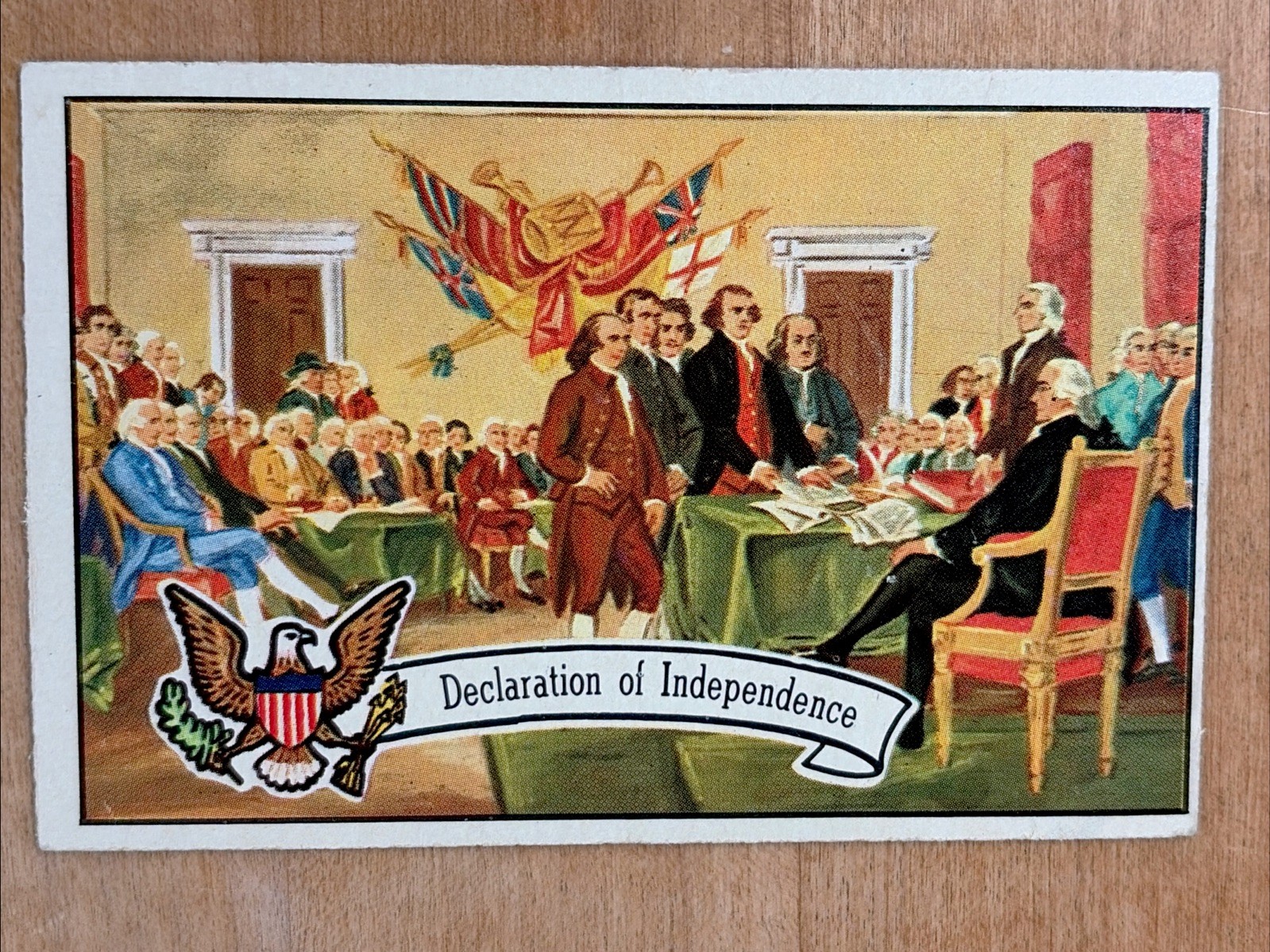 1956 Topps Presidents #2 Declaration of Independence