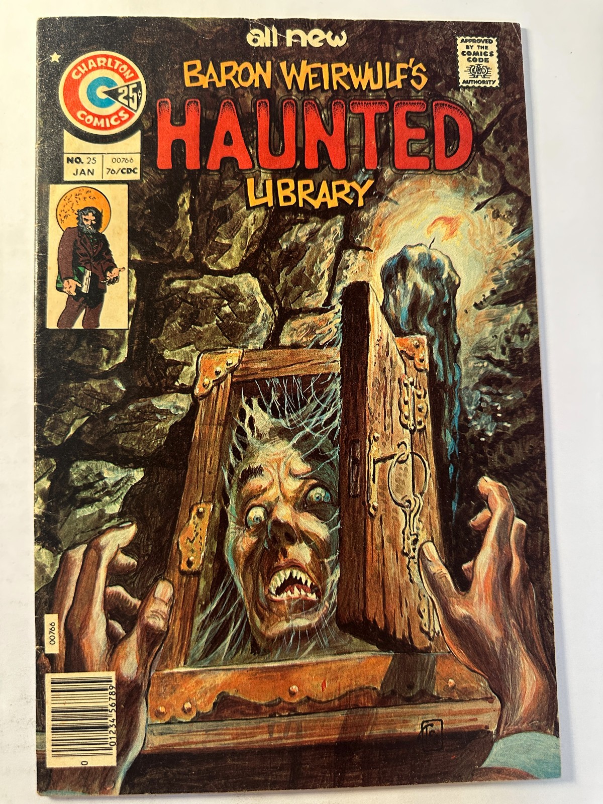 Haunted #25 Tom Sutton cover (Charlton 1975) VF