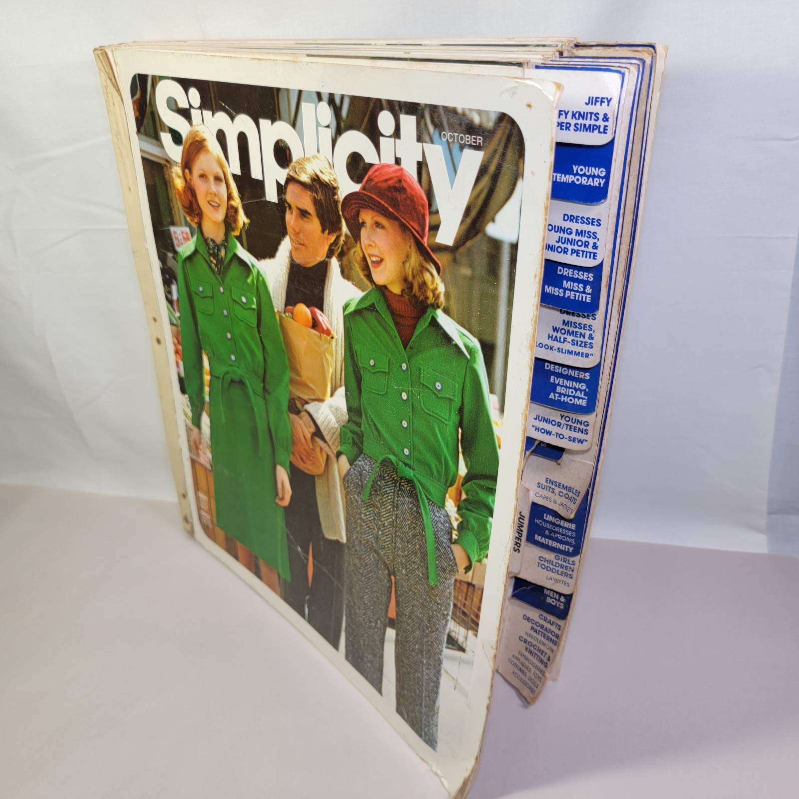 Vintage October 1970s Simplicity Store Counter Pattern Catalog Fashion History