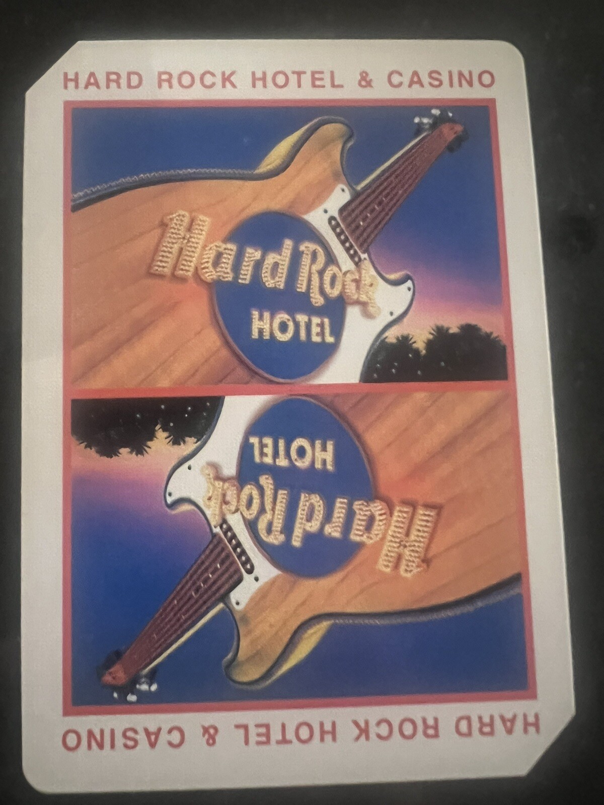 Hard Rock Hotel & Casino Las Vegas Deck of Cards - Used in Casino Play