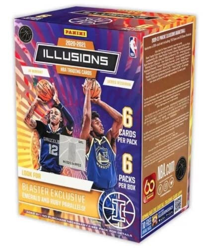 2020 21 Panini Basketball Illusions Blaster NBA Factory Sealed