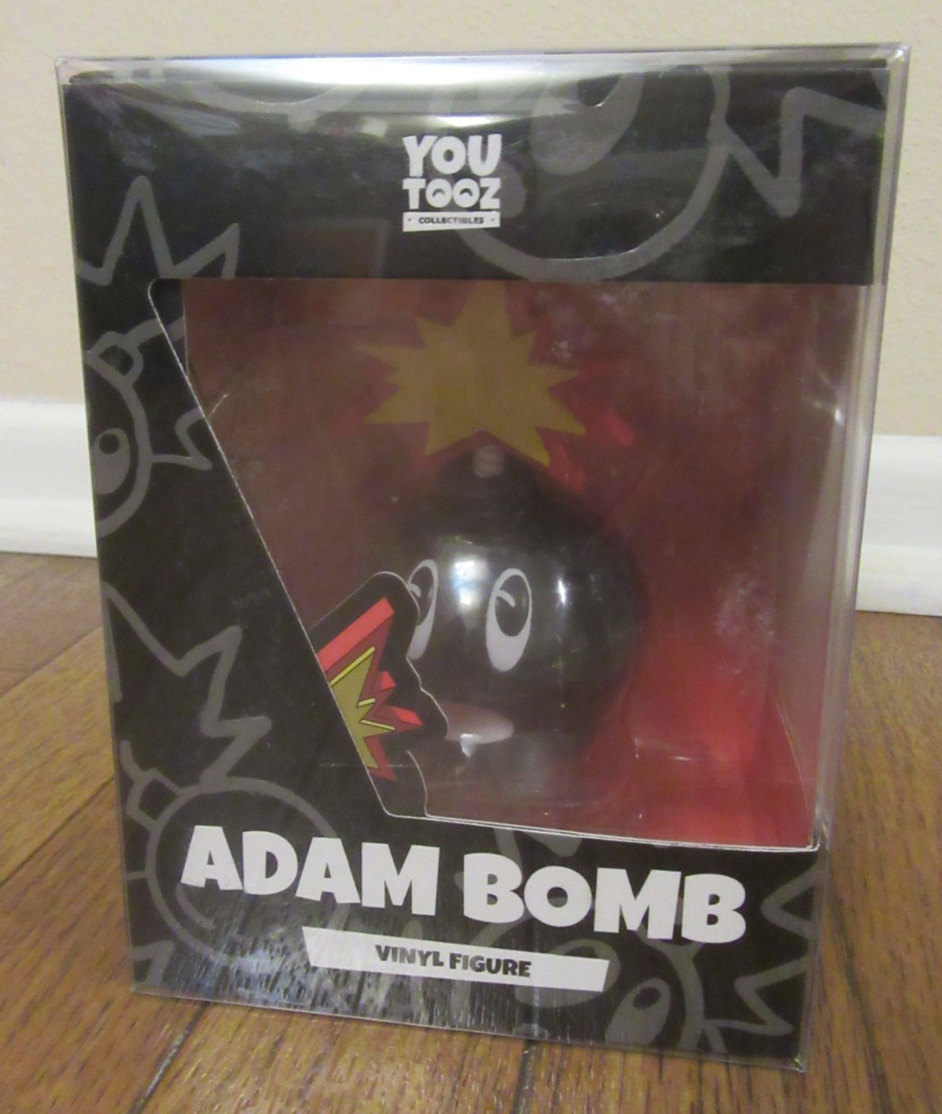 The Hundreds Youtooz Collectibles Adam Bomb Vinyl Figure Black New Free U.S. S&H