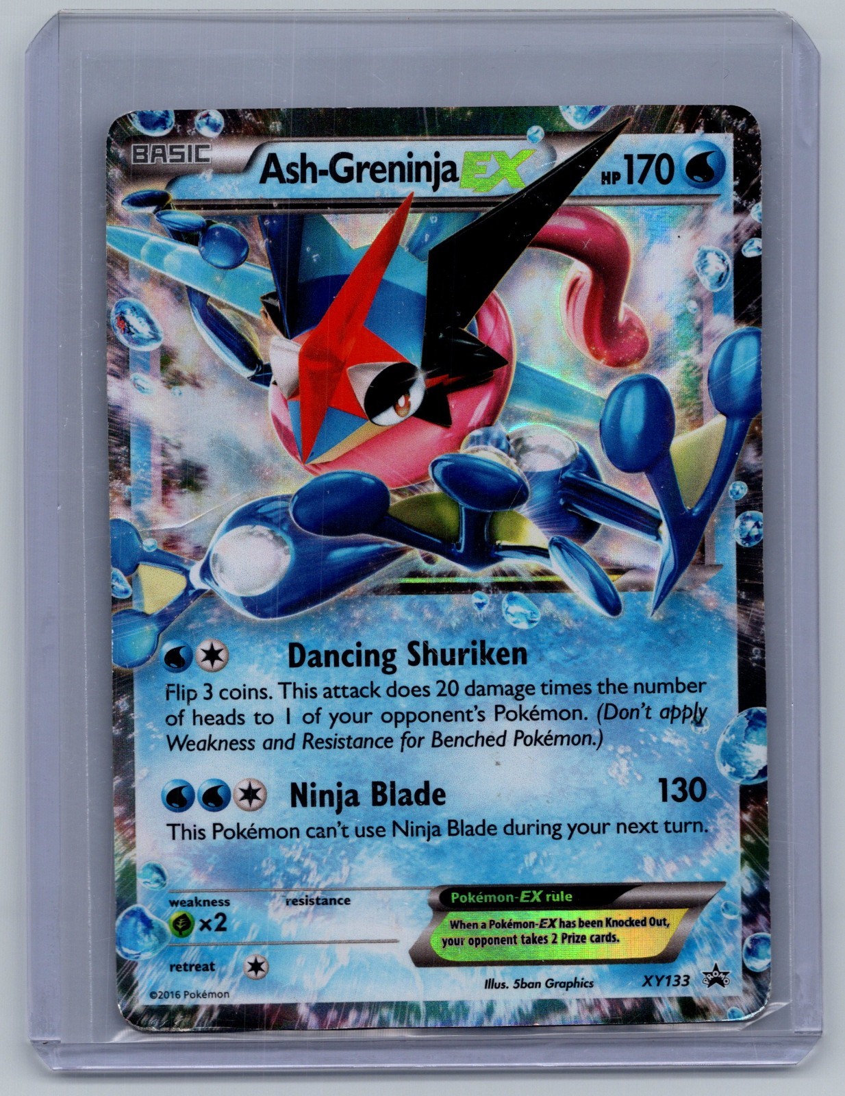 (DMG) Ash-Greninja EX XY133 - Pokemon XY Promos