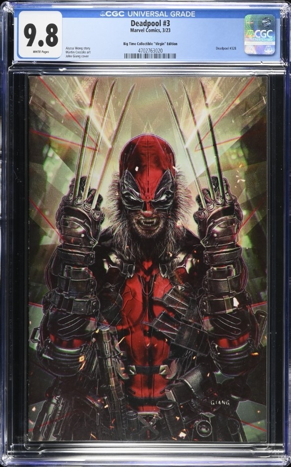 Deadpool #3 Comic Book Big Time Collectible \