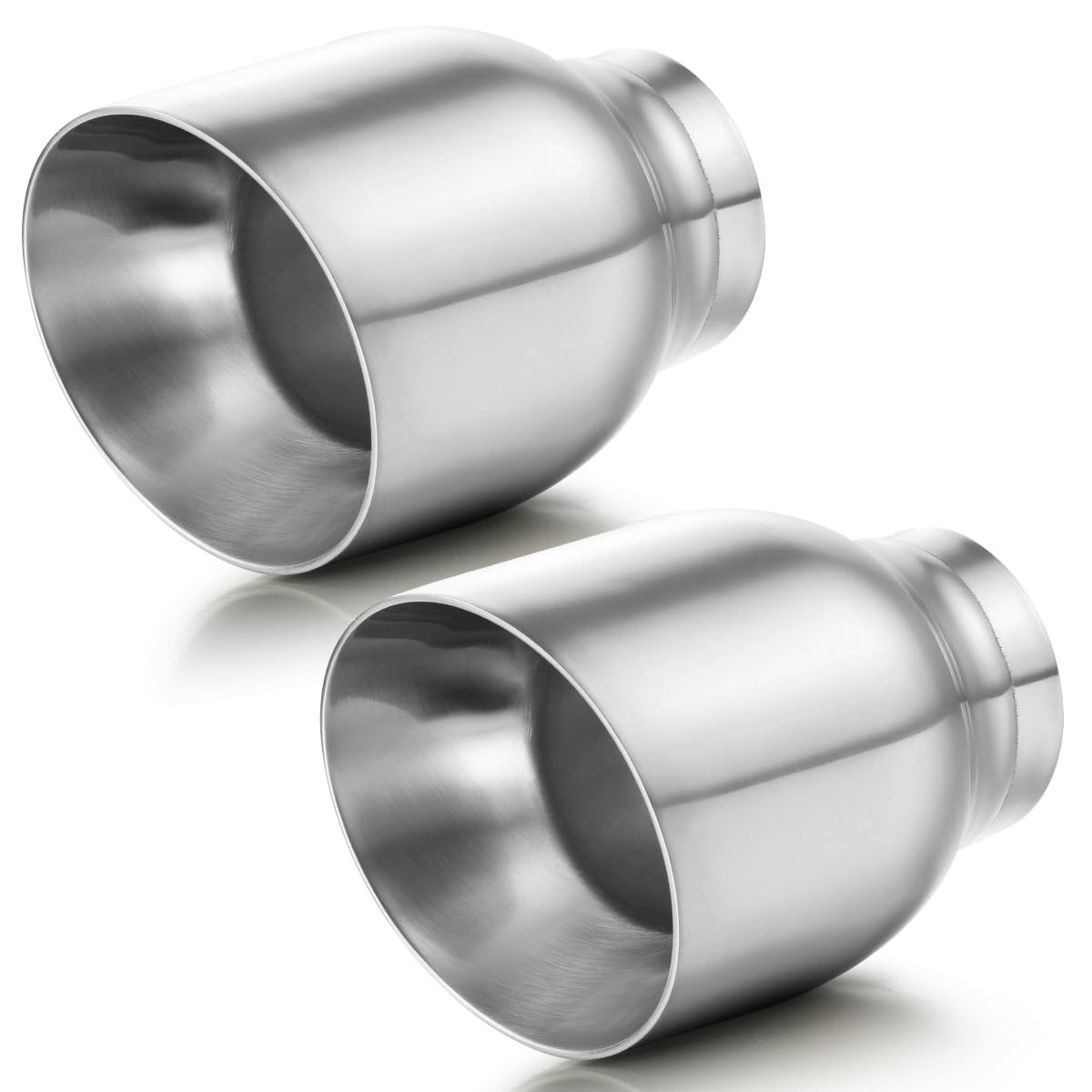 A-KARCK Exhaust Tip 2.5 Inch Inlet, Muffler Tip 2.5\