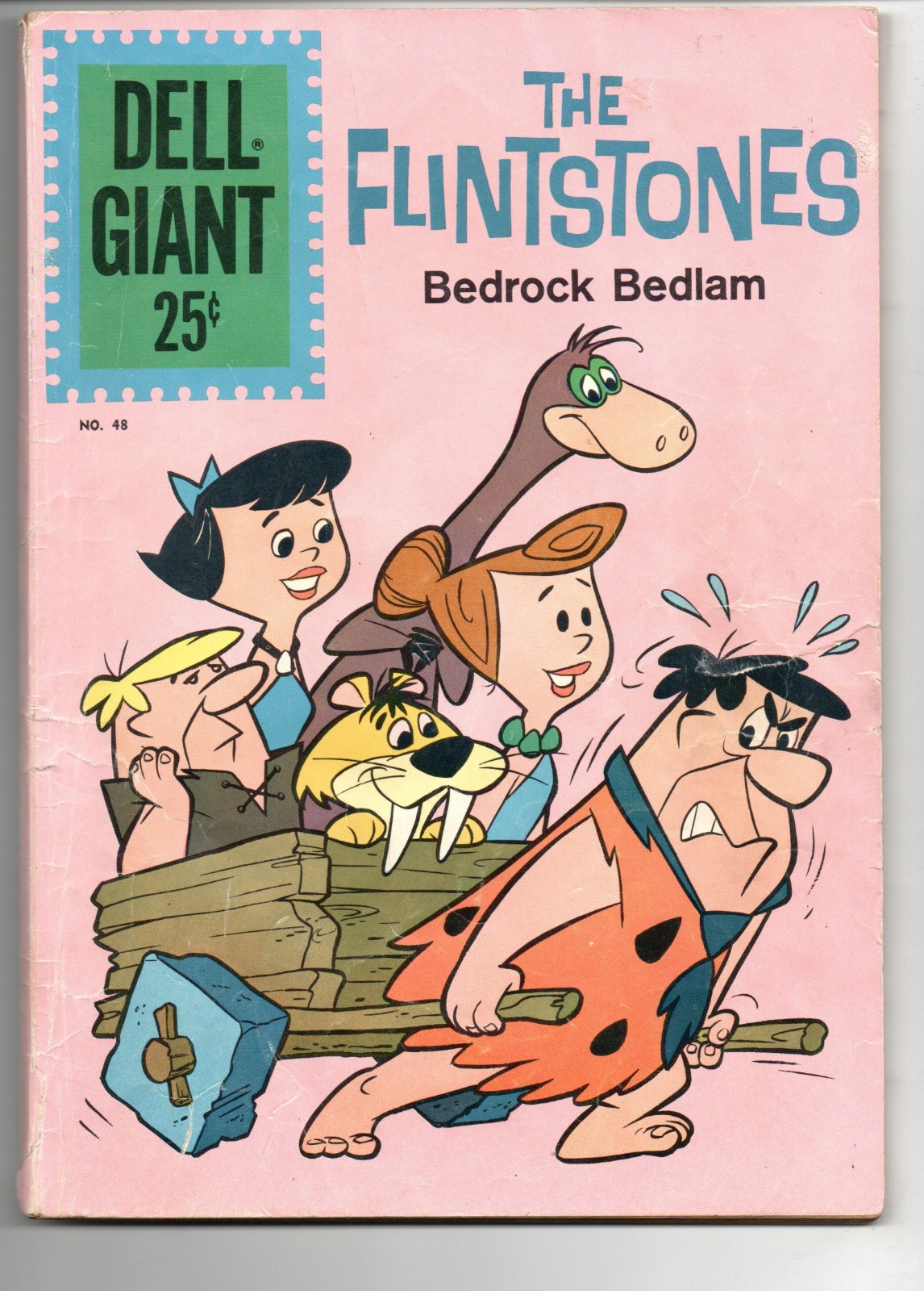 DELL GIANT #48 (1961) - GRADE 3.5 - 1ST APPEARANCE OF THE FLINTSTONES IN COMICS