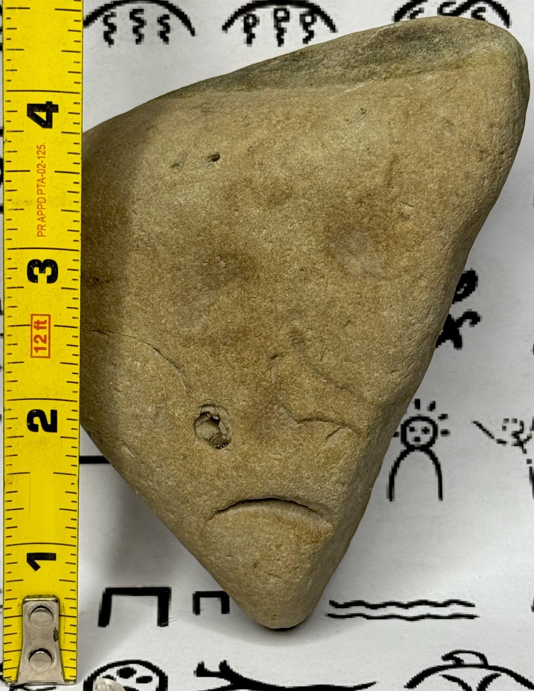 Native American Indian Authentic Artifact Stone Effigy Carved, 13.2 oz • NY Native American Indian Authentic Artifact Stone Effigy Carved, 13.2 oz • NY