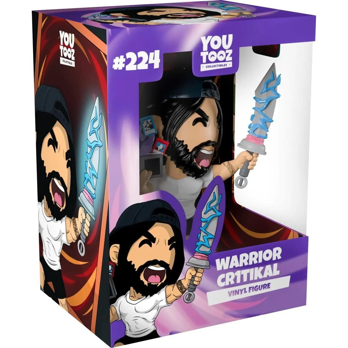 Youtooz: Penguinz0 Gaming Collection - Warrior Cr1tikal Vinyl Figure #224