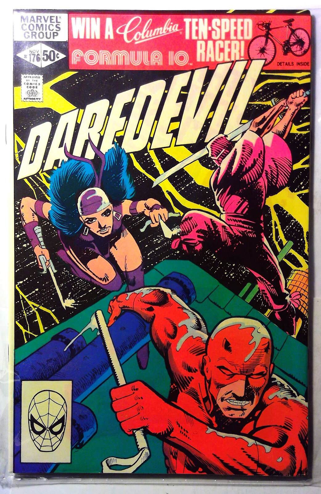 Daredevil #176 (1981) Marvel Comics Frank Miller Elektra Stick 1st Print Comic