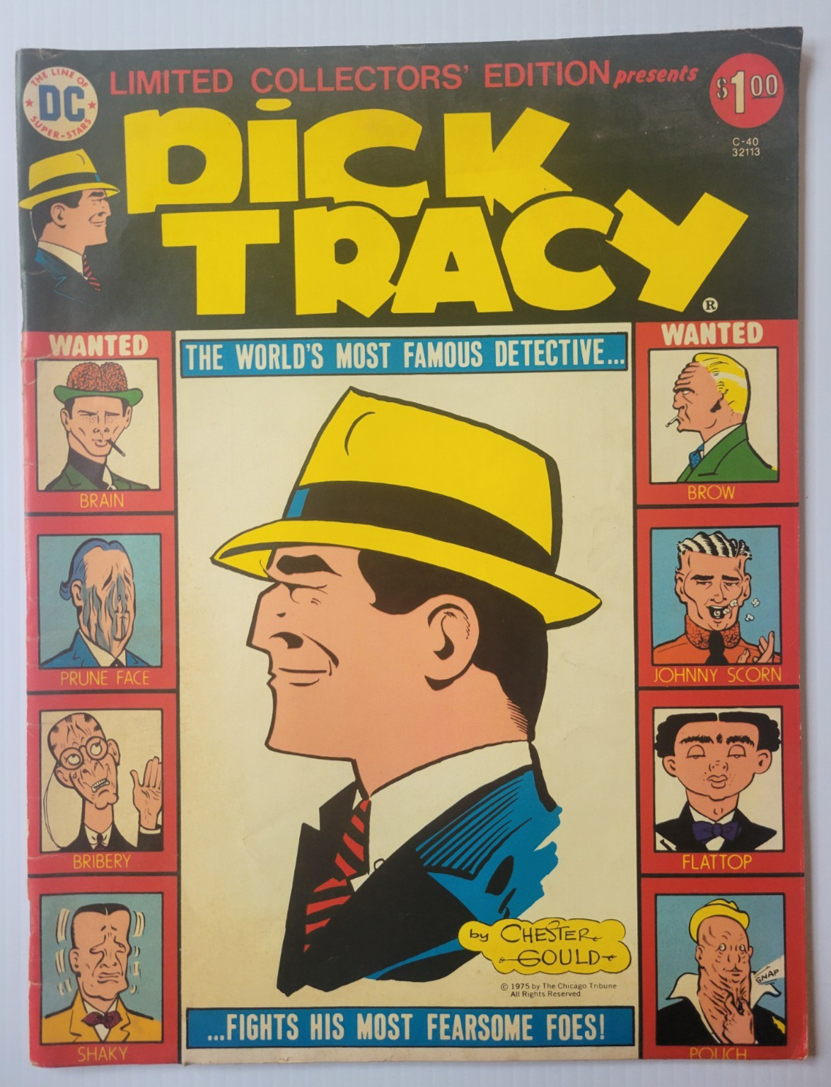 Dick Tracy Treasury C-40 (1975) Chester Gould DC Limited Collectors Ed