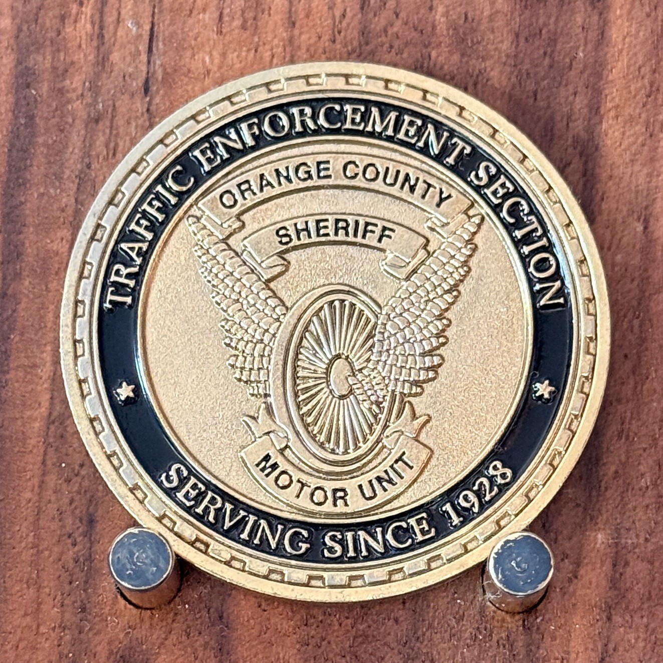 Orange County Sheriff Traffic Enforcement Motor Unit Challenge Coin  W#31