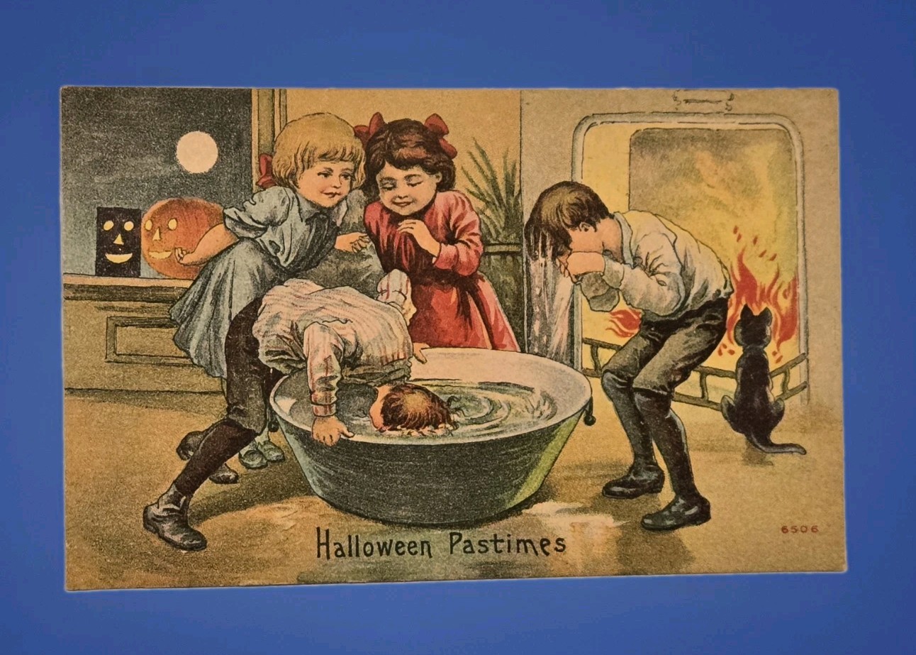 Vintage Halloween Postcard Popular Series No. 6506 \