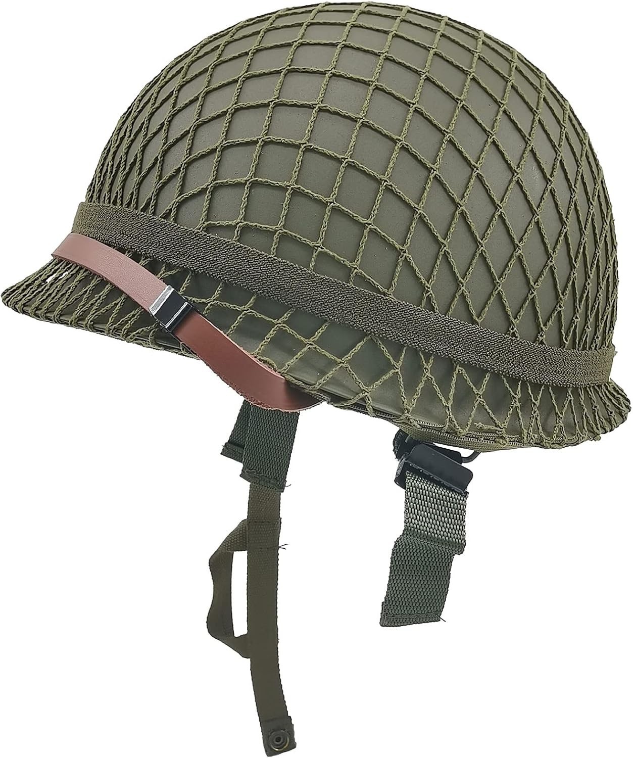 WWII US Army M1 Helmet WW2 Gear WW2 Helmet Metal Steel Shell Replica.....
