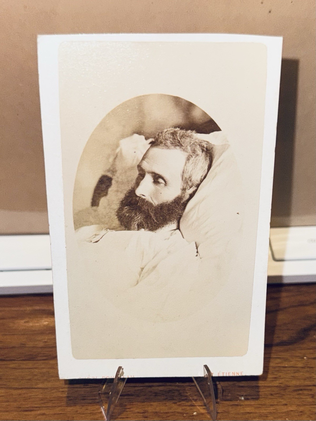 Post Mortem CDV, French Photographer, Late 1800s, Original Image.
