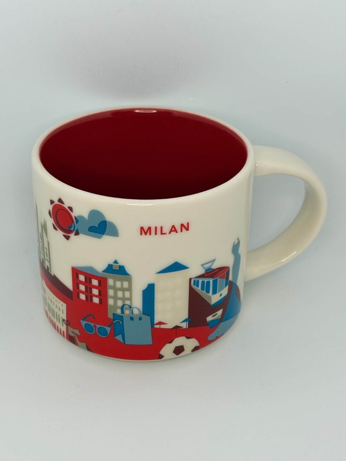 Starbucks MILAN You Are Here YAH Collection 14oz Mug NEW No Box Italy