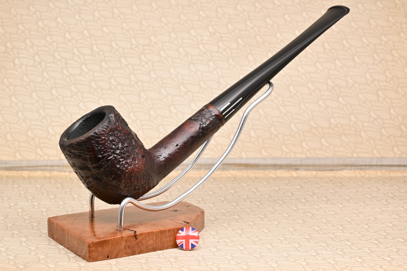 The Everyman 206 British Billiard Estate Pipe Made in England c. 1950-60s