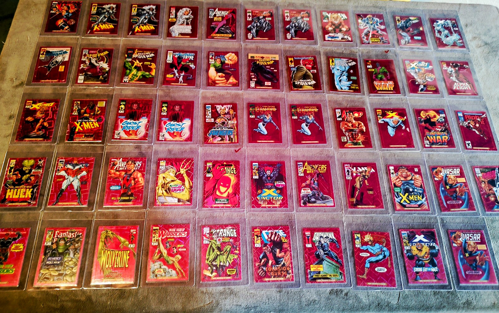 2024 Marvel Masterpieces Pink Lasers C/V Lot (X44) Ltd/692 🔥