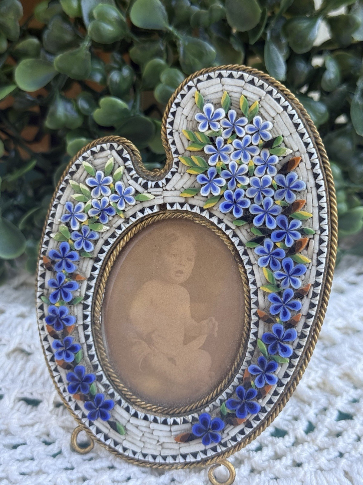Antique Italian Micromosaic 5.5\
