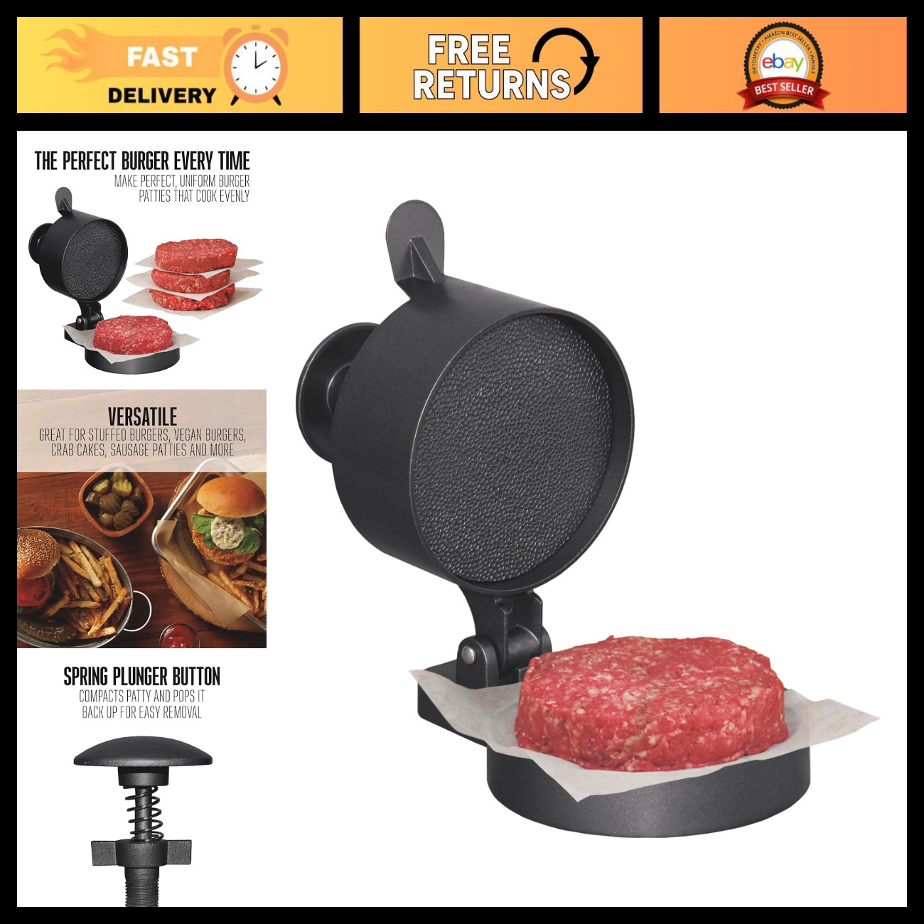 Weston Single Burger Press For 4 1/2\