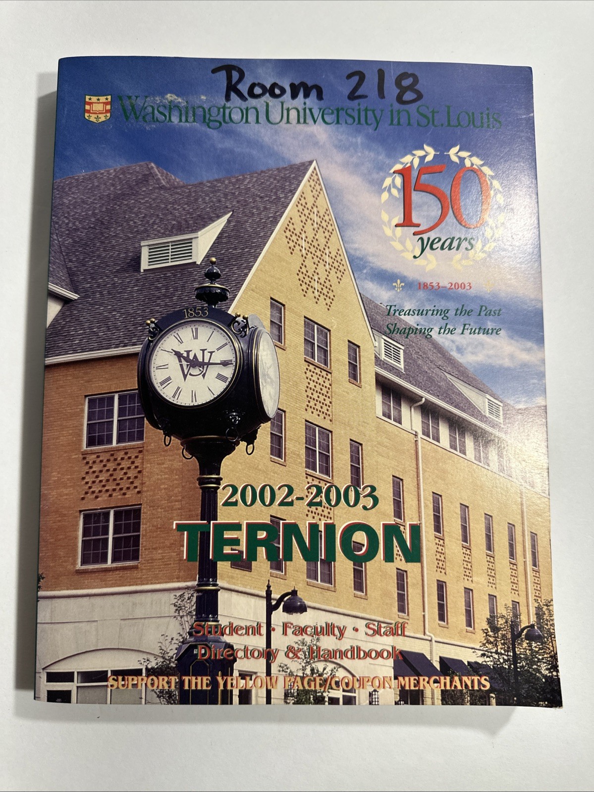2002, 2003 Washington University In St. Louis Faculty Staff Directory 150 Years