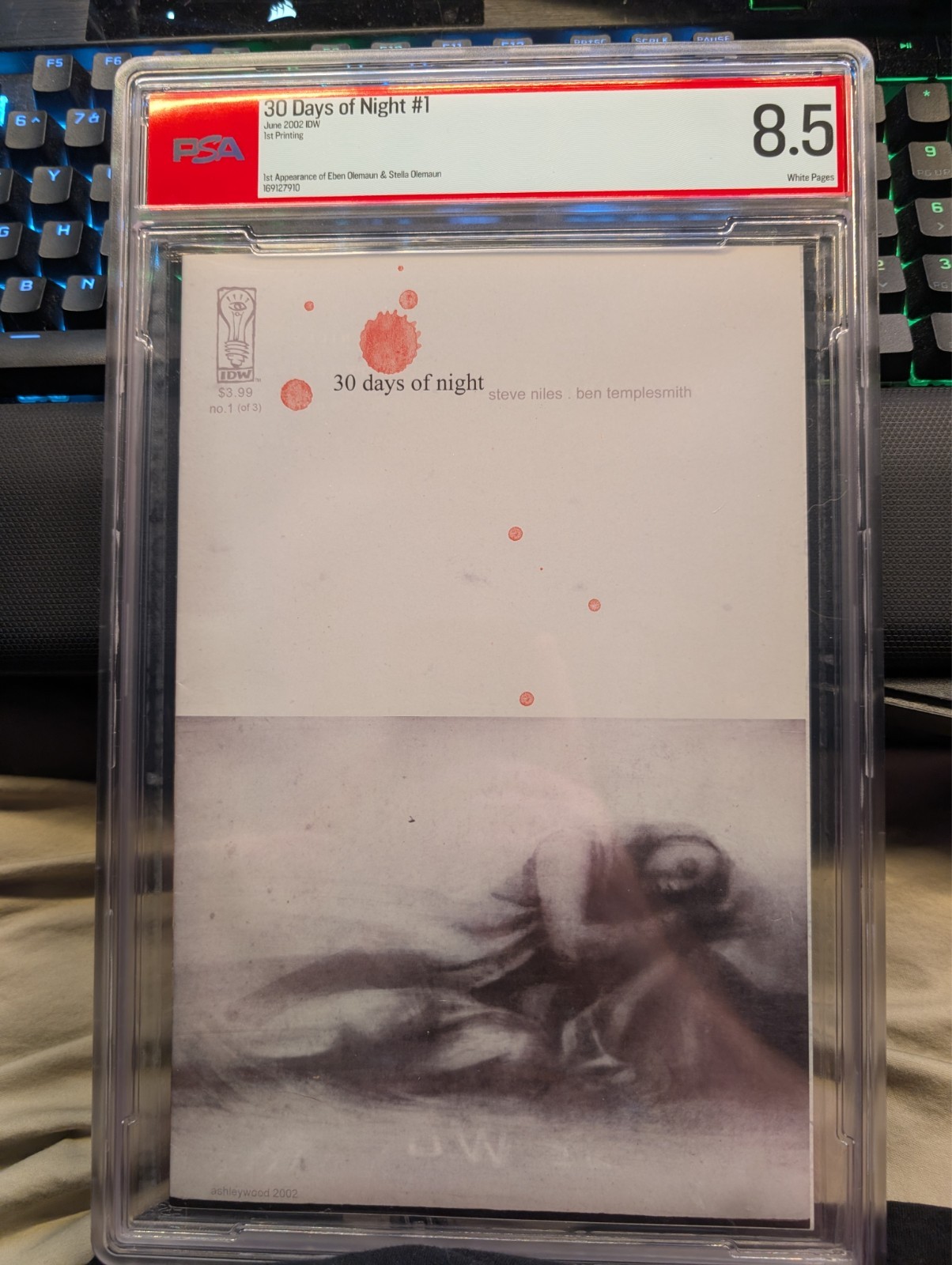 30 Days of Night #1 1st Print PSA 8.5 Not CGC Fresh Graded See Pics