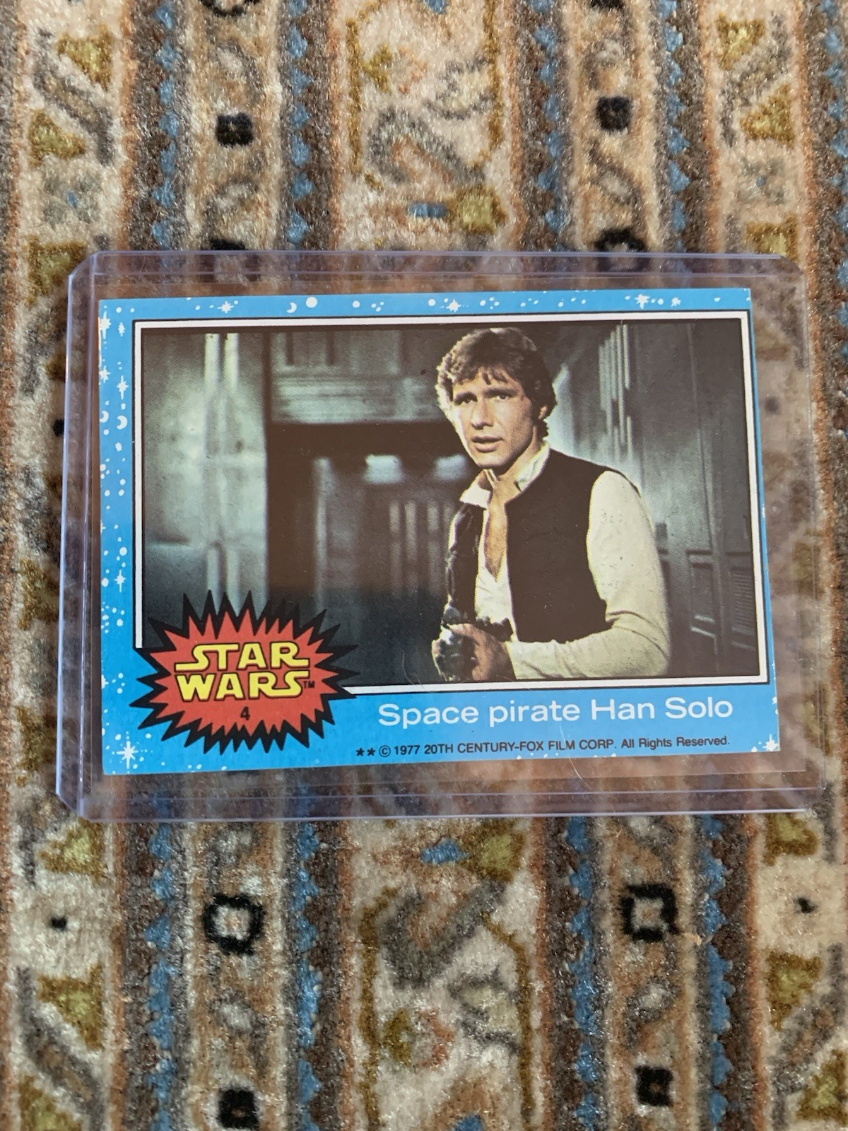 Han Solo 1977 Topps Star Wars #4 Space Pirate Han Solo