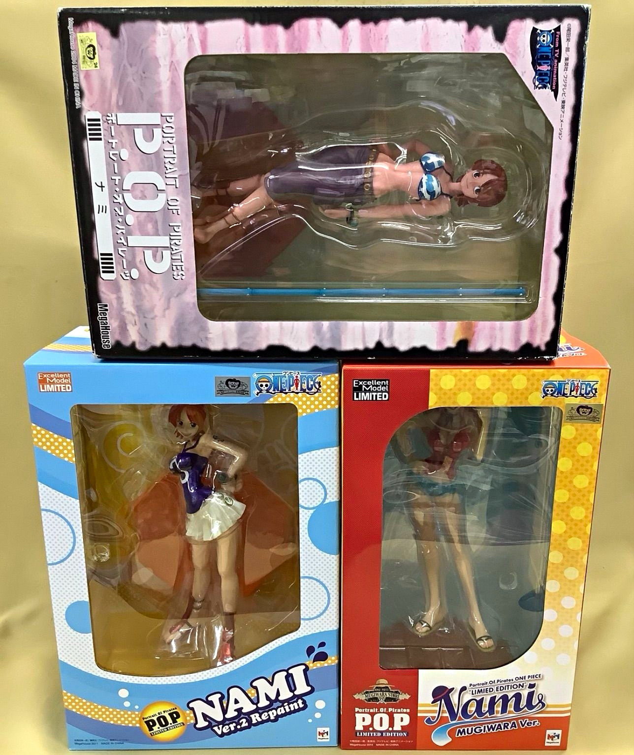 MegaHouse One Piece P.O.P Portrait of Pirates Nami Limited Figure Lot 2011