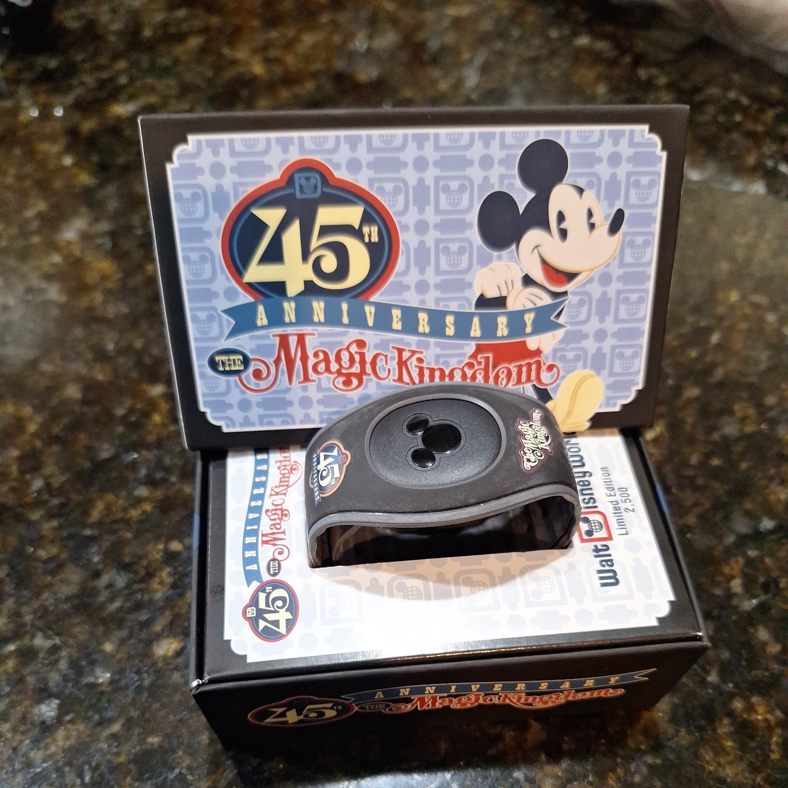 Walt Disney World Railroad Train Magic Kingdom 45th MagicBand LE 2500