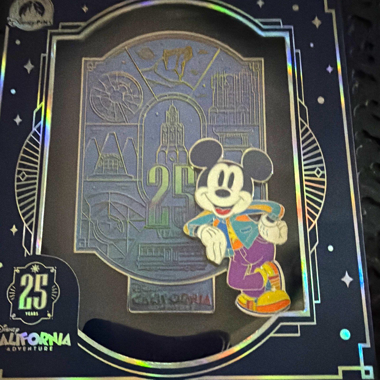 Disney Mickey Mouse 25 Years California Adventure Anniversary Exclusive JUMBOPin