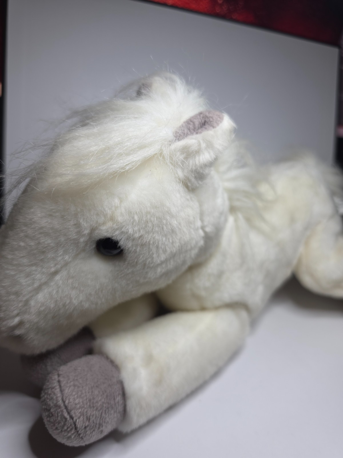 Wells Fargo 2011 Snowflake Legendary Pony Plush Horse White Stuffed 16”