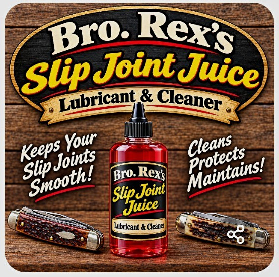 Bro. Rex's Slip Joint Juice Knife Lubricant & Cleaner