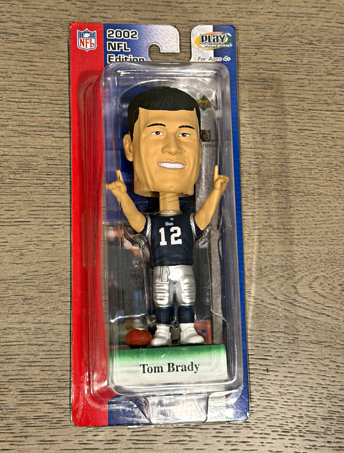 2002 Upper Deck Play Makers Tom Brady Bobblehead – New England Patriots
