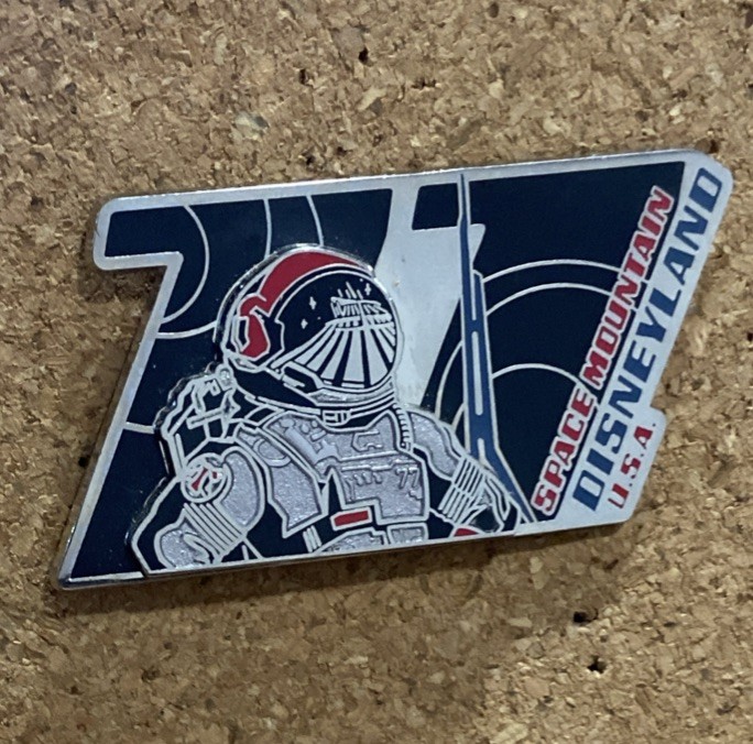 D23 Expo 2017 Space Mountain 40th Anniversary Pin LE 1000 Disneyland Trading Pin