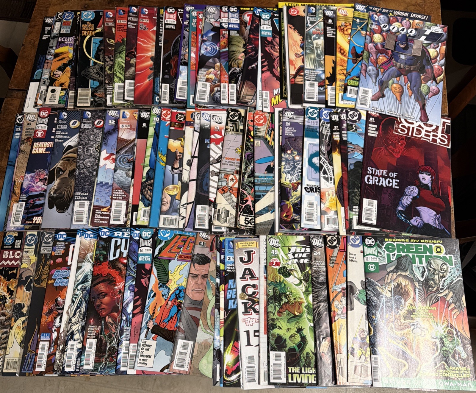 HUGE 70 COMIC BOOK LOT- ALL DC ONLY ALL VF to NM+ CONDITION